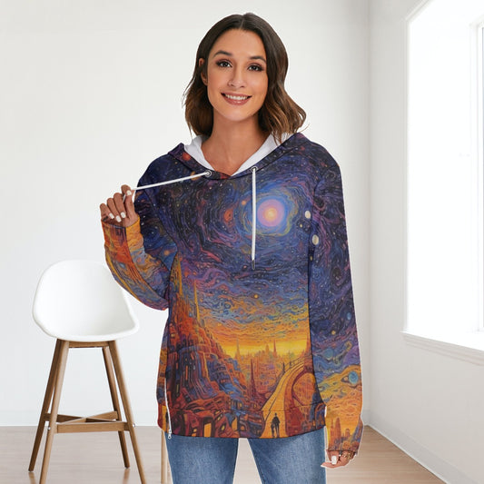 Flair Enchanted Night: Women's Hoodie with Fairy-tale Design
